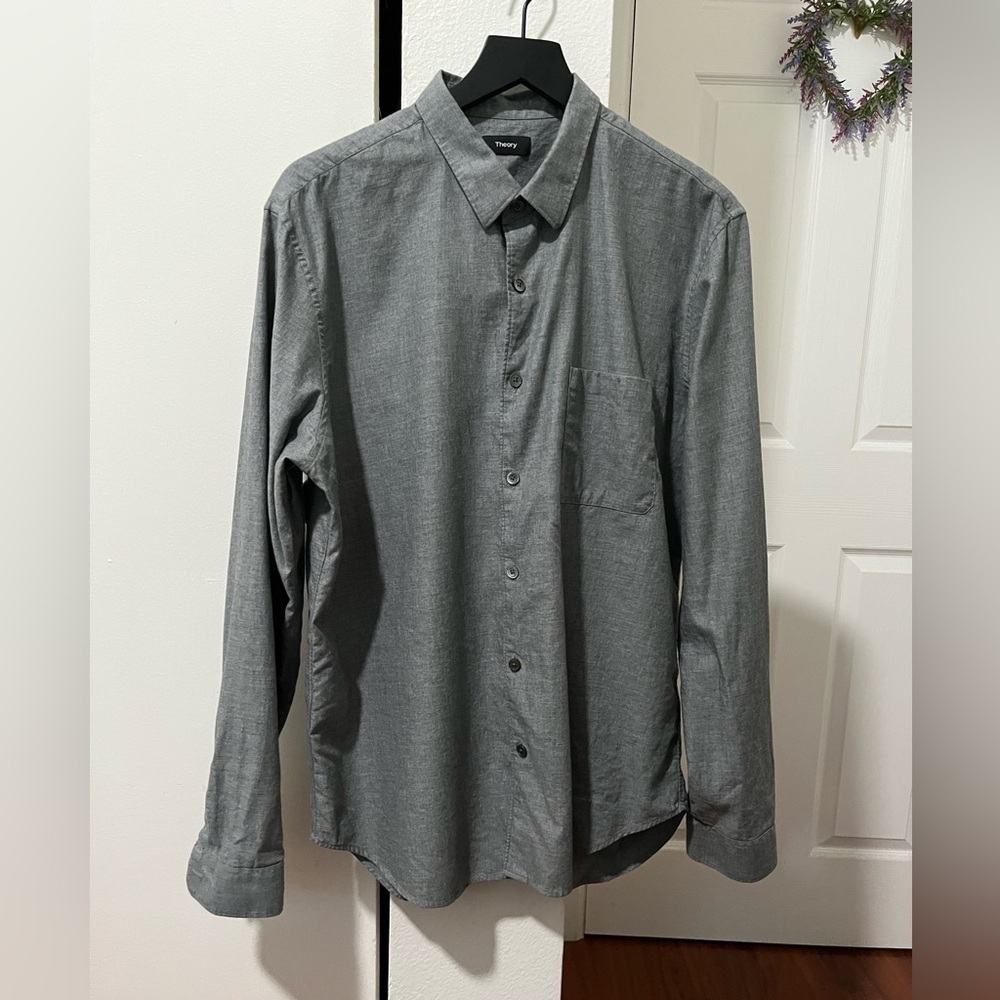 Theory Men's Rammy Light Flannel Shirt